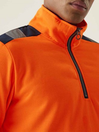 Regatta High Visibility Pro 1/4 Zip Sweatshirt