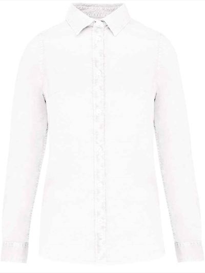 Native Spirit Ladies Washed Long Sleeve Shirt