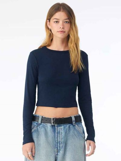 Bella Micro Rib Long Sleeve Baby T-Shirt