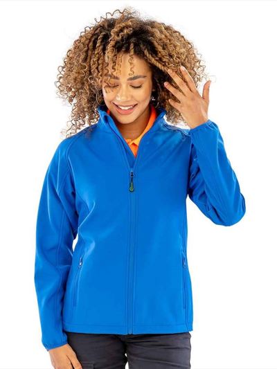 Result Recycled Ladies Printable Soft Shell Jacket