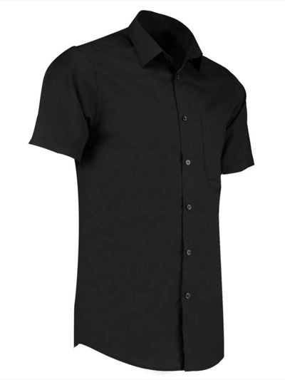 Kustom Kit Short Sleeve Tailored Poplin Shirt