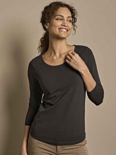 Tee Jays Ladies Stretch 3/4 Sleeve T-Shirt