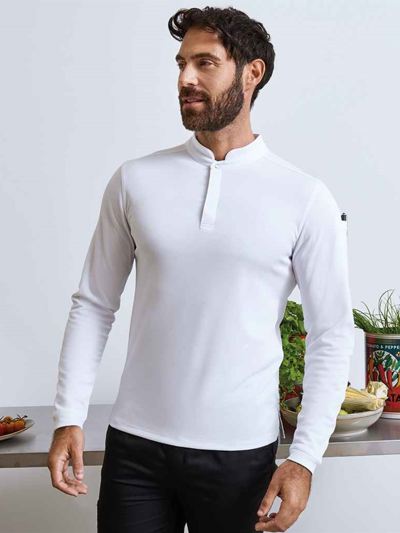 Premier Essential Coolchecker® Long Sleeve Chef's Shirt