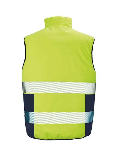 Result Safe-Guard Reversible Soft Padded Gilet