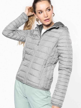 Kariban Ladies Lightweight Hooded Padded Jacket