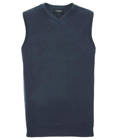 V Neck Sleevless Knitted Pullover