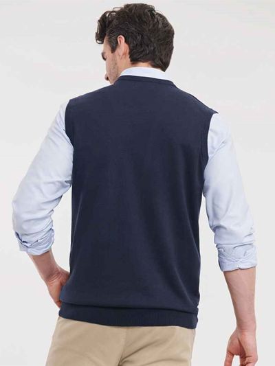 V Neck Sleevless Knitted Pullover