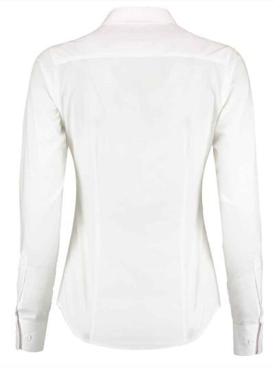 Kustom Kit Ladies Long Sleeve Tailored Poplin Shirt