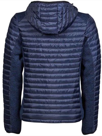 Tee Jays Ladies Crossover Hooded Padded Outdoor Jacket