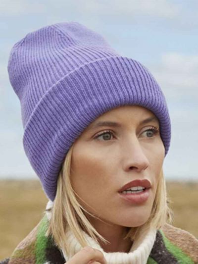 Classic engineered deep-cuffed beanie