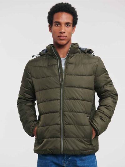 Russell Athletic Hooded Nano Padded Jacket
