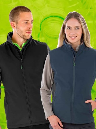 Result Recycled Ladies Printable Soft Shell Bodywarmer