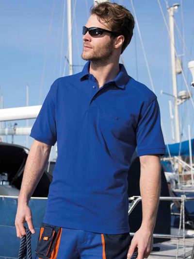 Result Work-Guard Apex Pocket Piqué Polo Shirt