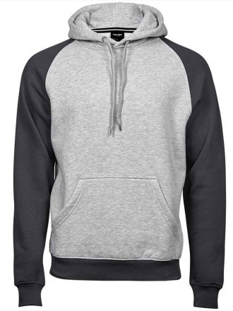 Tee Jays Two Tone Raglan Hooded Sweatshirt