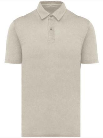 Spasso Knitted Linen Polo Shirt