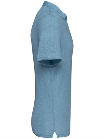 Spasso Linen Polo Shirt