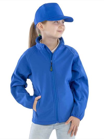Result Recycled Kids Two Layer Printable Soft Shell Jacket