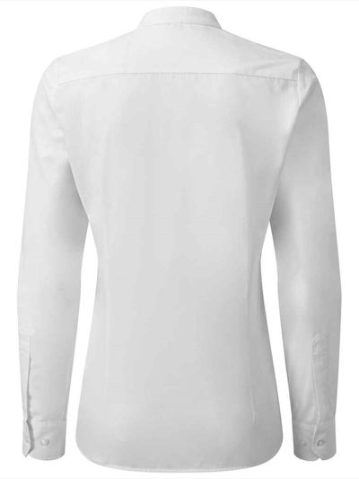 Premier Ladies Banded Collar Grandad Shirt