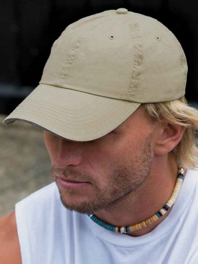Result Washed Fine Line Cotton Cap