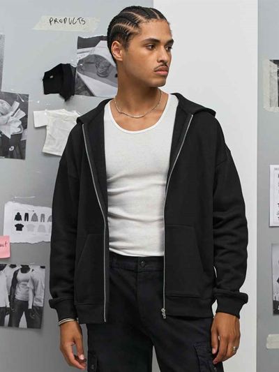 Unisex Jelo Zipped Hoodie