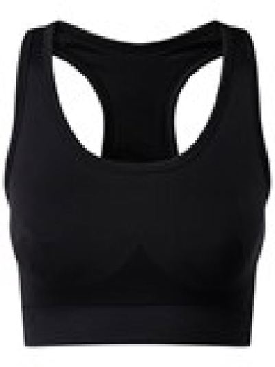 seamless '3D fit' multi-sport sculpt solid colour bra