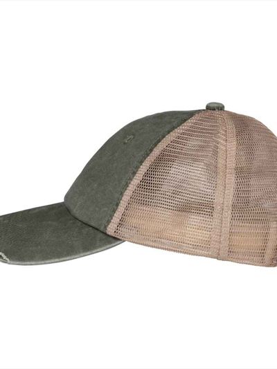 Native Spirit Washed Trucker Destroy Cap