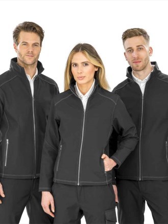Result Work-Guard Ladies Treble Stitch Soft Shell Jacket