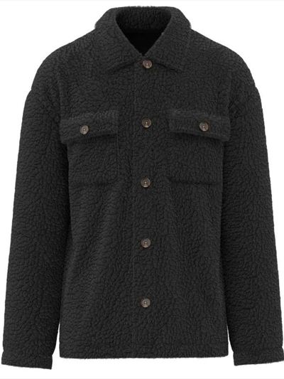 Spasso Unisex Sherpa Drop Shoulder Overshirt