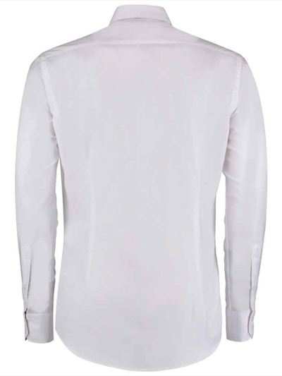 Kustom Kit Long Sleeve Slim Fit Workwear Oxford Shirt