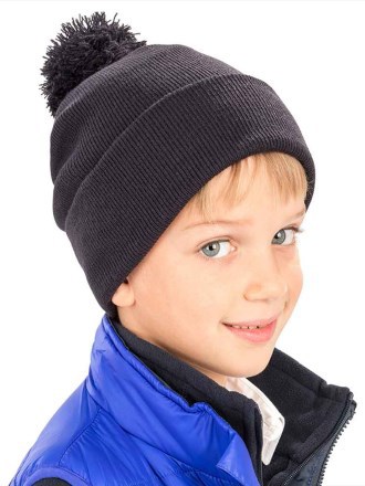 Result Core Kids Pom Pom Beanie
