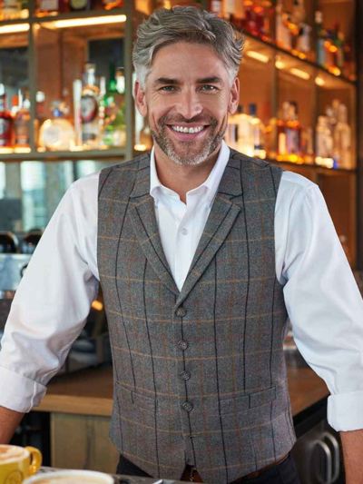 Brook Taverner Memphis Tweed Waistcoat