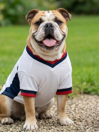 Dog’s football t-shirt