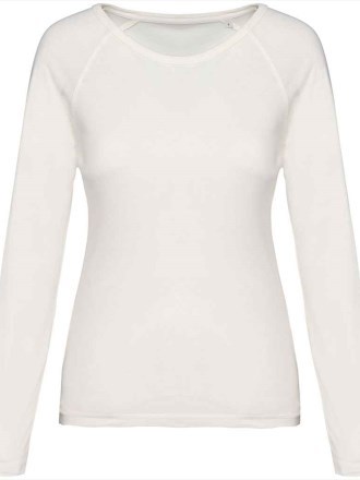 Native Spirit Ladies Raglan Long Sleeve Washed T-Shirt