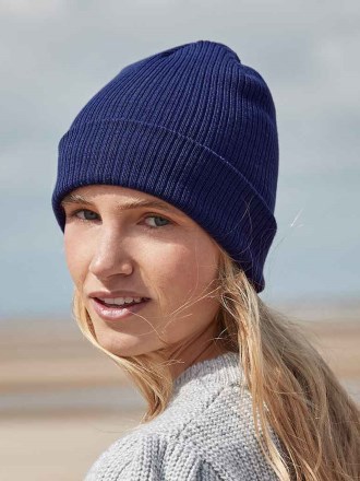 Beechfield Organic Cotton Fine Knit Beanie
