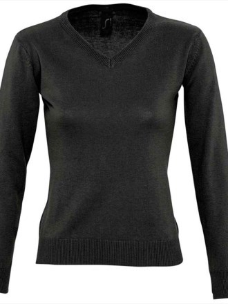 SOL'S Ladies Galaxy Cotton Acrylic V Neck Sweater