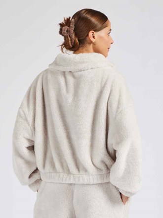 Brand Lab Ladies Fluffy 1/4 Zip Fleece