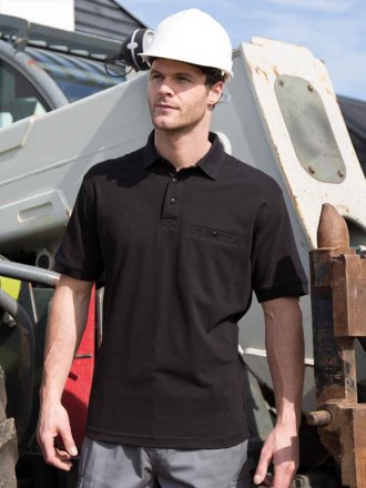 Result Work-Guard Apex Pocket Piqué Polo Shirt