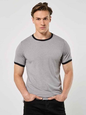 Kustom Kit Fashion Fit Ringer T-Shirt