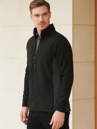 Henbury Unisex Contrast Soft Shell Jacket