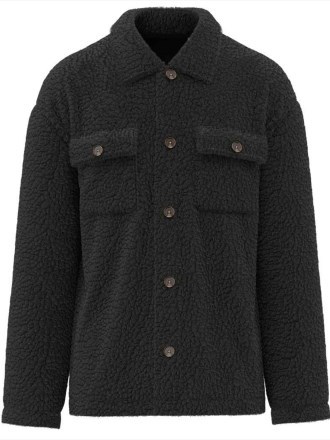 Spasso Unisex Sherpa Drop Shoulder Overshirt