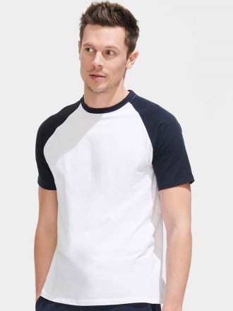 SOL'S Funky Contrast Baseball T-Shirt