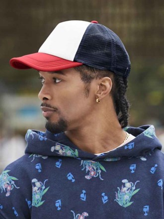 Beechfield Retro 5 Panel Trucker Cap
