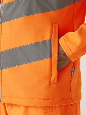 Regatta High Visibility Pro Contract Ablaze Soft Shell Jacket