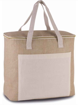 Kimood Large Jute Cool Bag