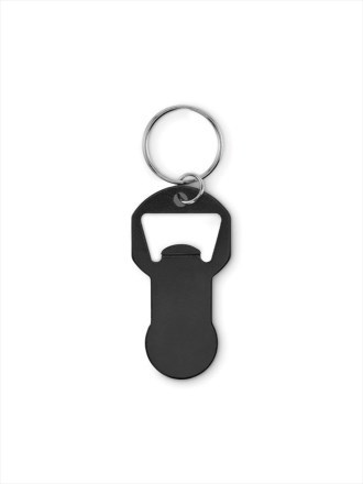 Bottle opener token keyring