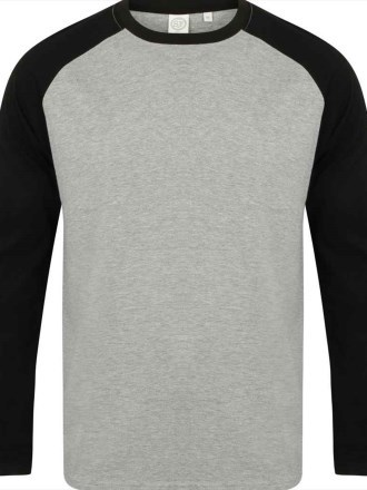 Mens Long Sleeve Baseball T