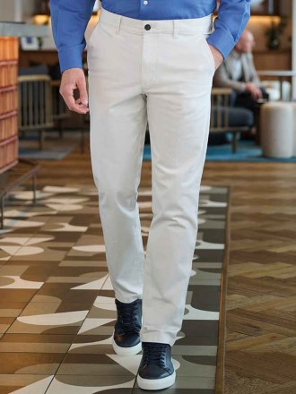 Brook Taverner Leo Slim Fit Chino Trousers