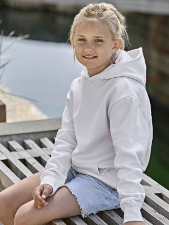 Tee Jays Kids Unlabeled Hooded Sweatshirt