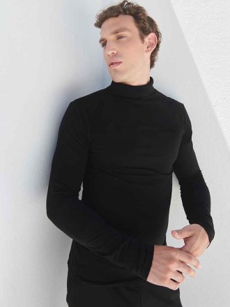 SF Clothing Feel Good Stretch Roll Neck Top