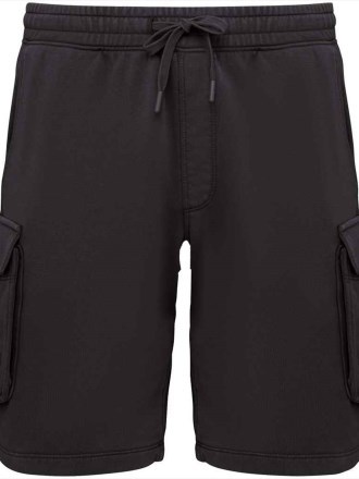 Native Spirit French Terry Washed Effect Cargo Shorts